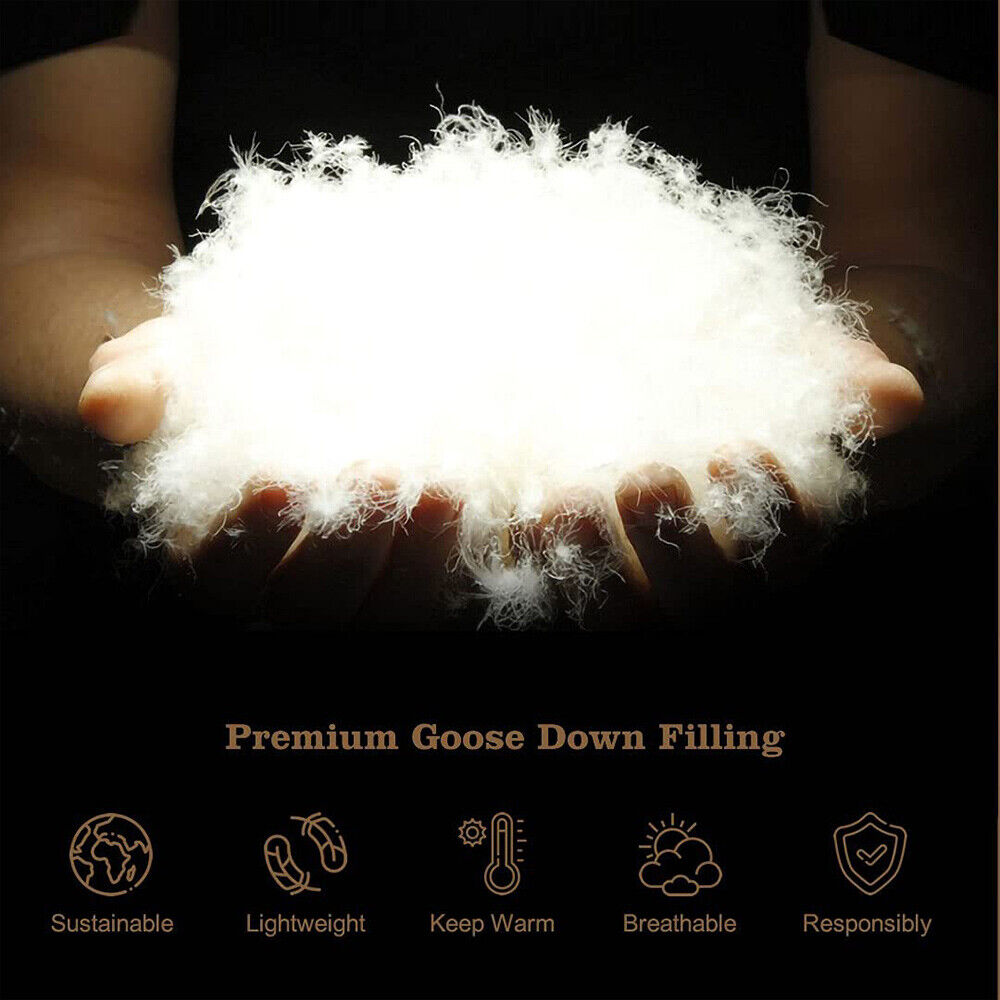 Goose Feather Down Quilt 500 GSM King Size