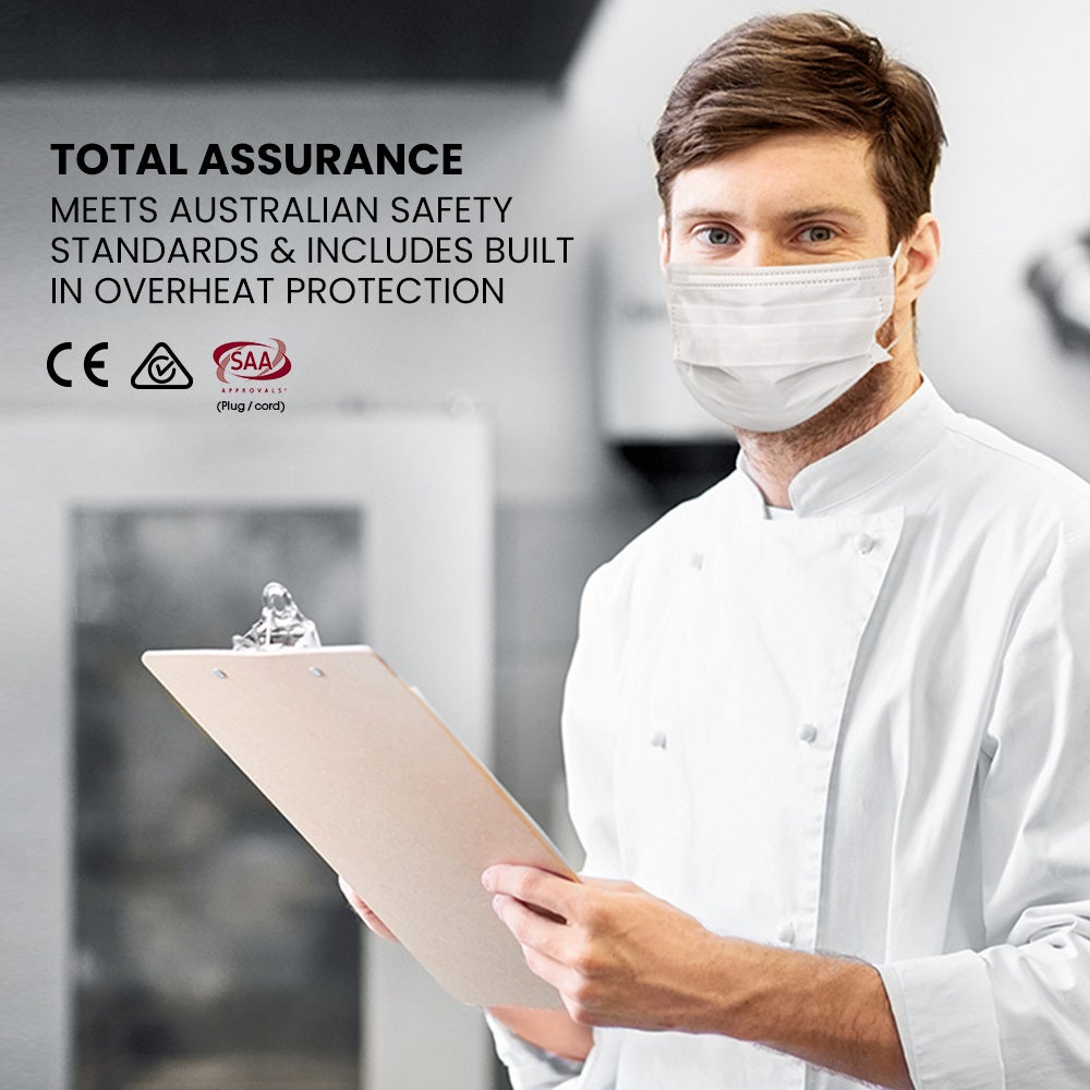 THERMOMATE Commercial Electric Griddle TH-G05, 4400W 73x37cm Flat Cooking Surface