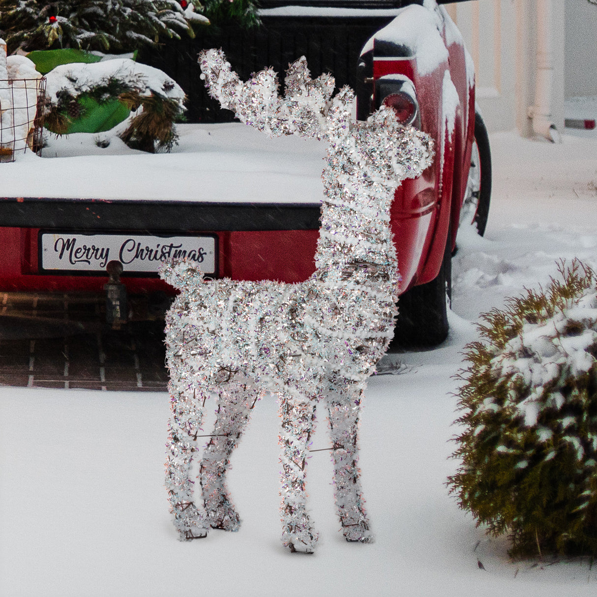Animated Christmas Reindeer LED Yard Decoration