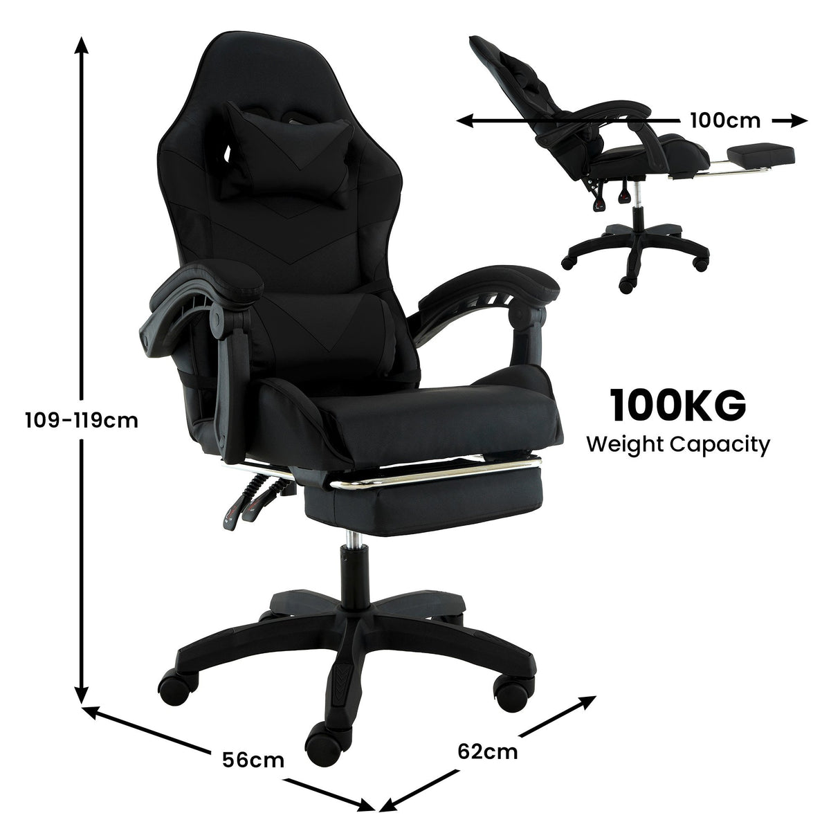 Sarantino Cueva High Back Gaming Chair