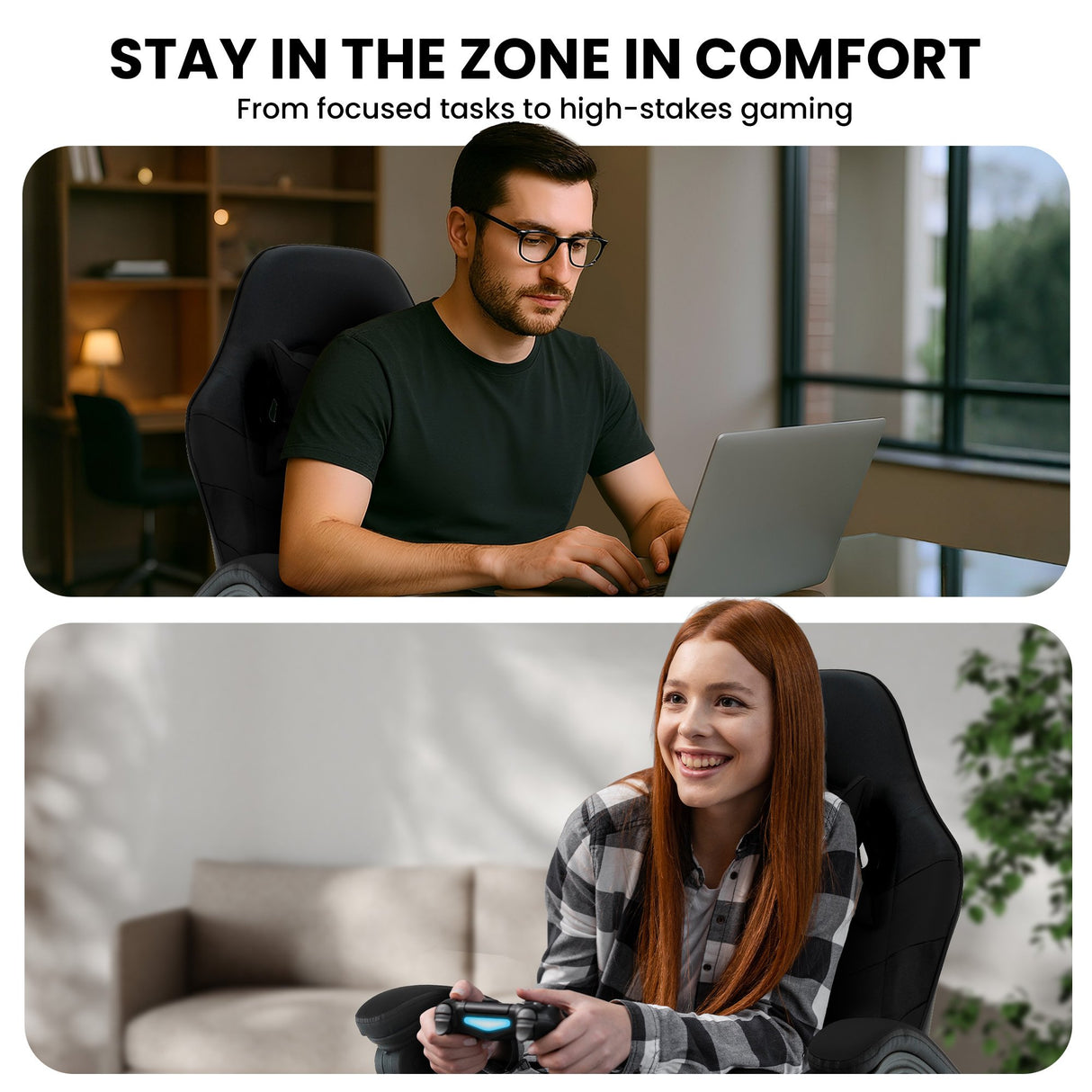 Sarantino Cueva High Back Gaming Chair