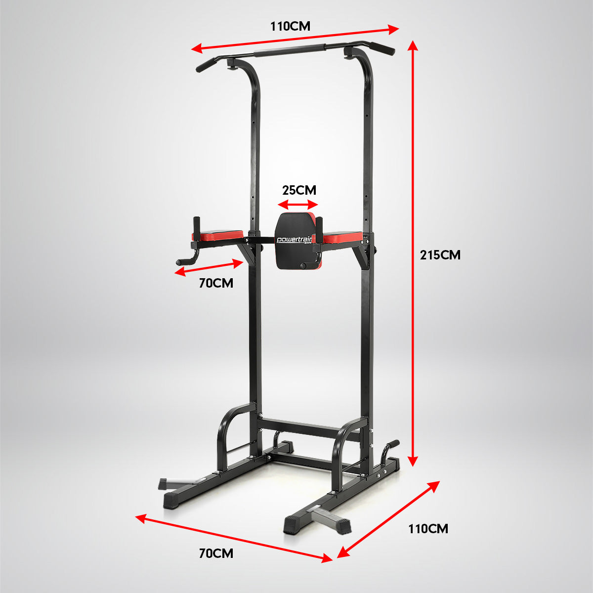 Powertrain Multi Station Chin-Up and Dip Tower