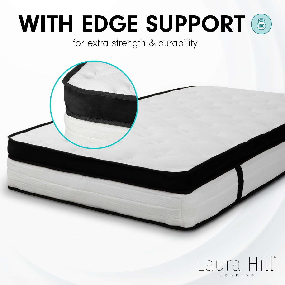 Laura Hill Euro Top Double Mattress 32cm