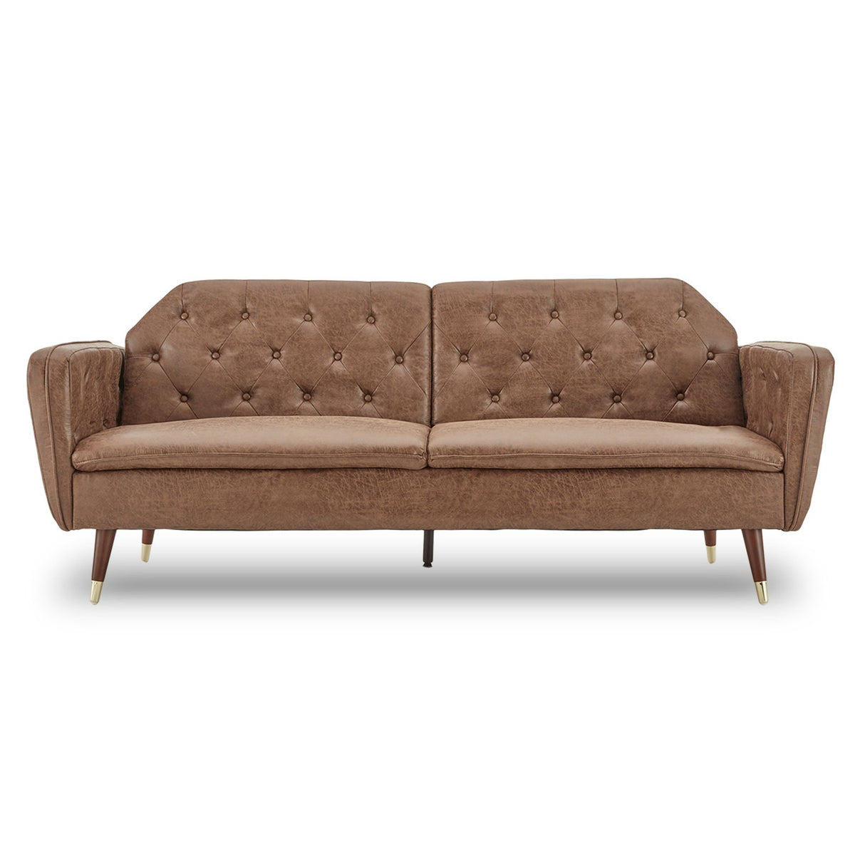 Sarantino Faux Velvet Convertible Sofa Bed