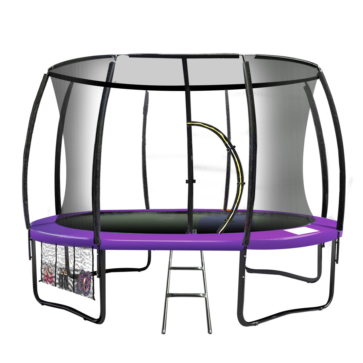 Kahuna 10ft Safety Trampoline with Basketball Set
