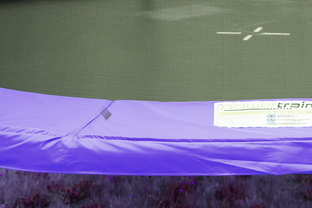 Kahuna 16ft Purple Trampoline with Ladder and Safety Net