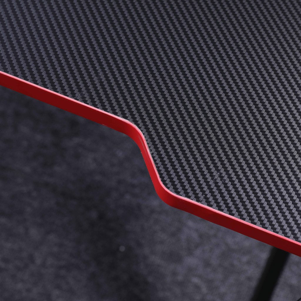 Allure Home Collections Gaming Desk - K-Shaped Black 120cm