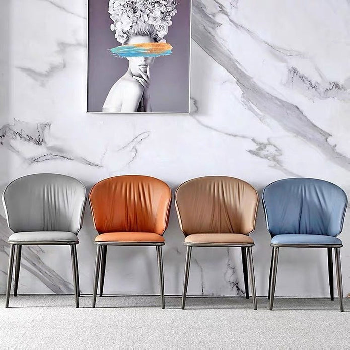 Modern Armless Upholstered Side Chair Set of 2