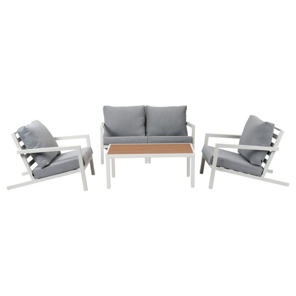Aidan Contemporary 5-Piece Outdoor Sofa Set