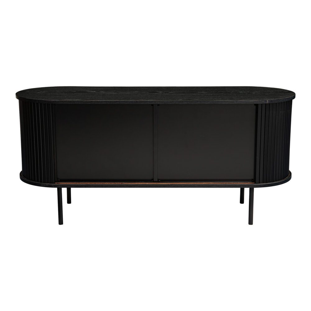 Ribbed Ripple Sideboard with Sliding Doors