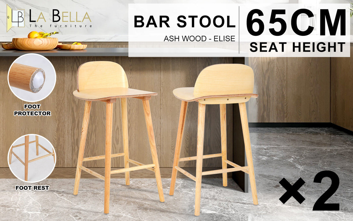 ELISE & SOPHIA Premium Bar Stool Set