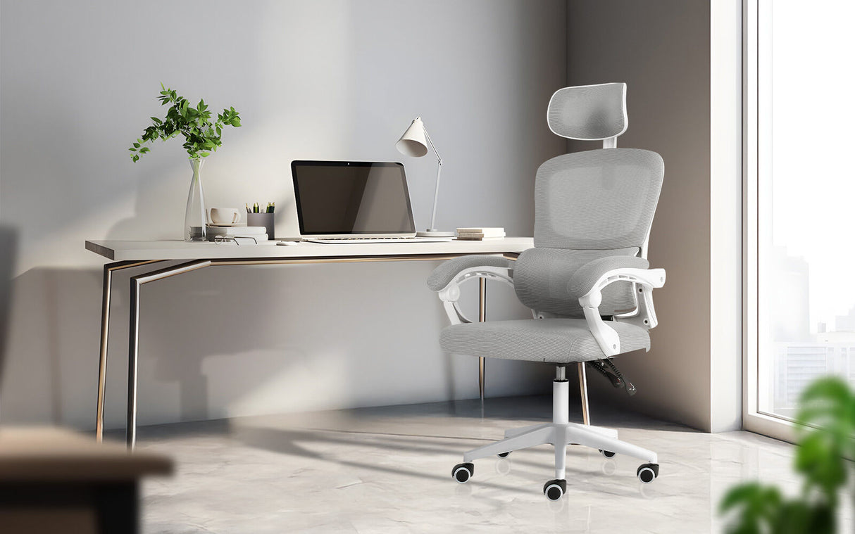 La Bella VELTRA Grey Ergonomic Office Chair