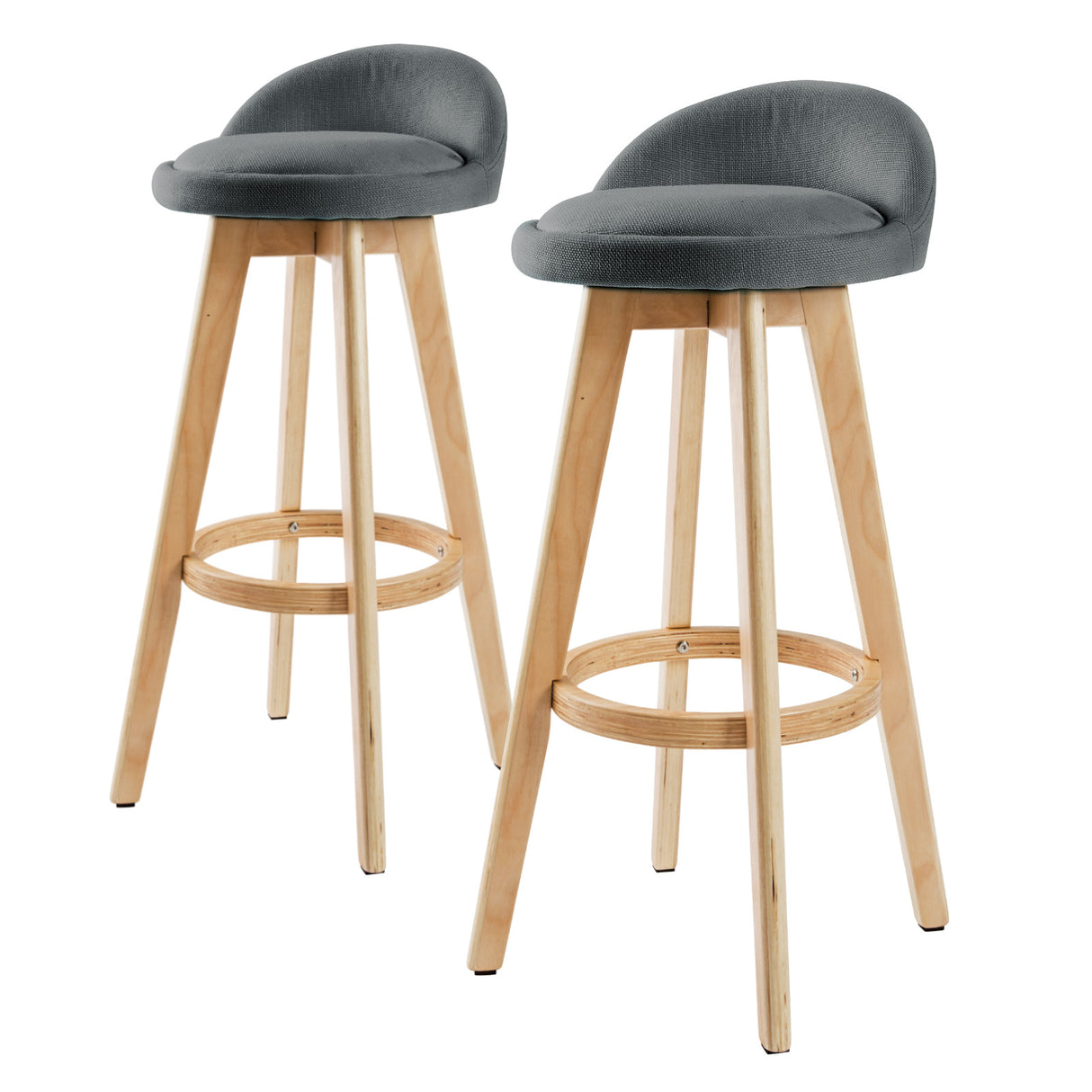 Leila Wood Bar Stool Set