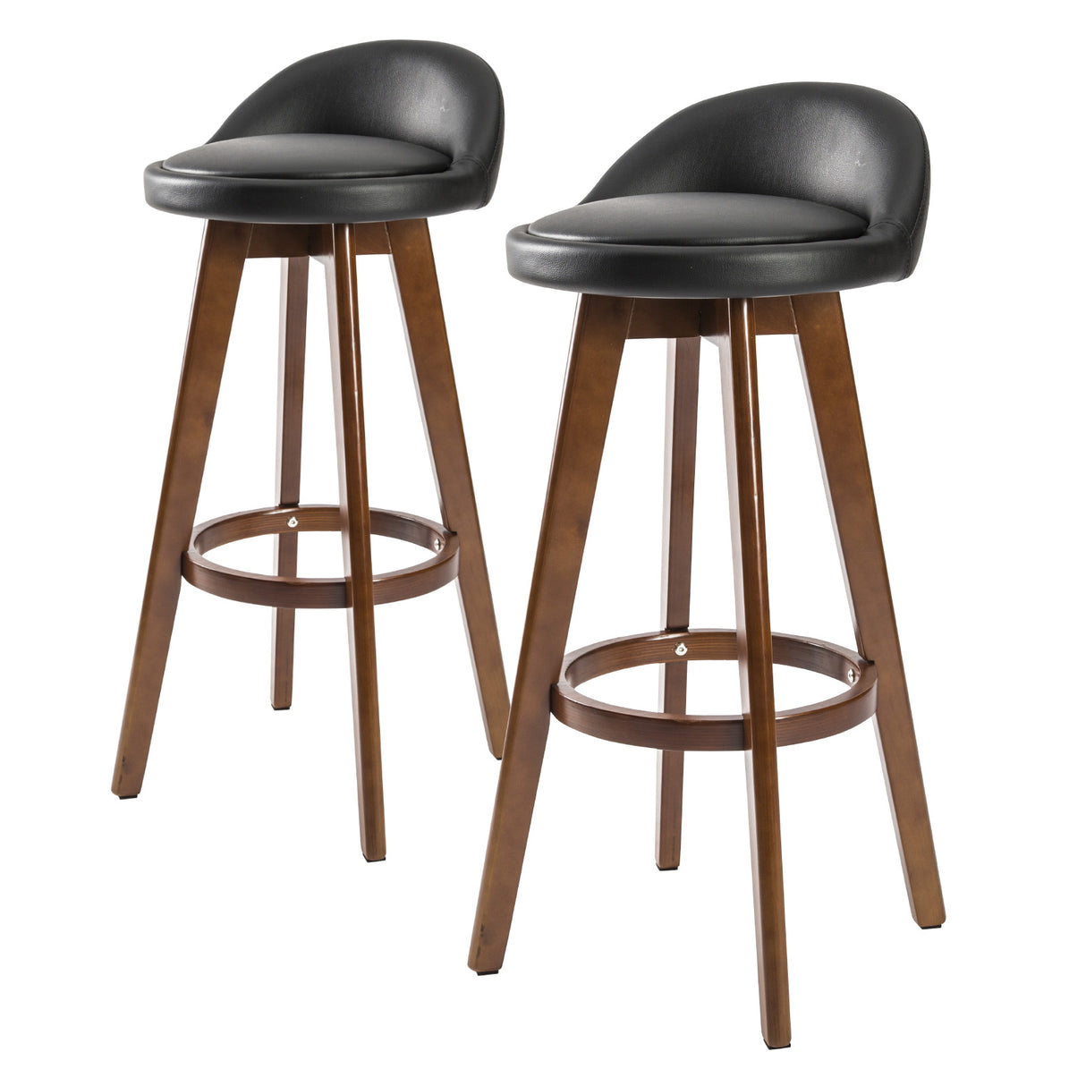 Leila Wood Bar Stool Set
