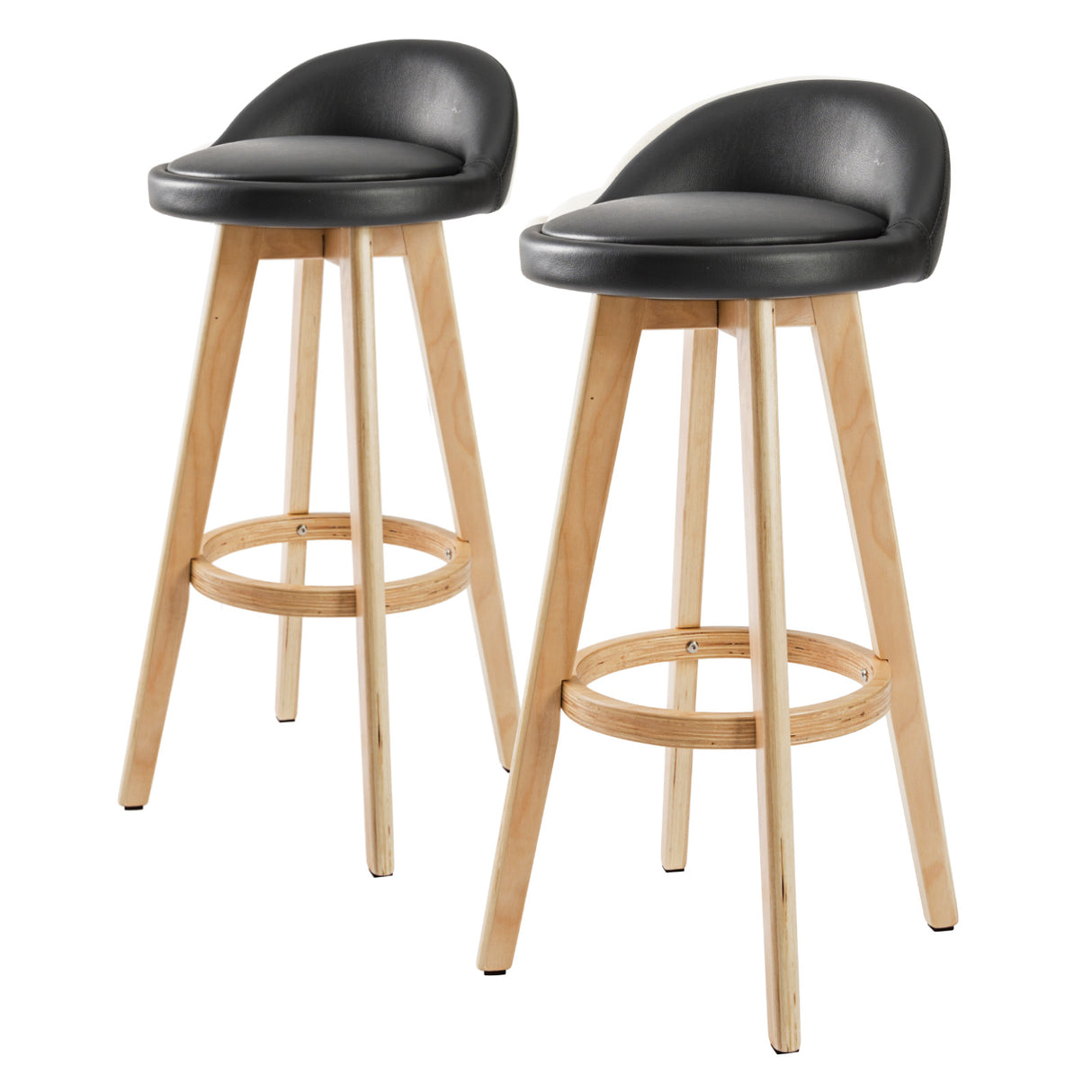 Leila Wood Bar Stool Set