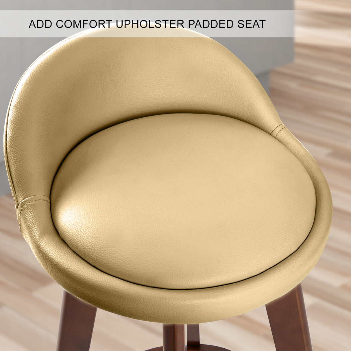 Leila Wood Bar Stool Set