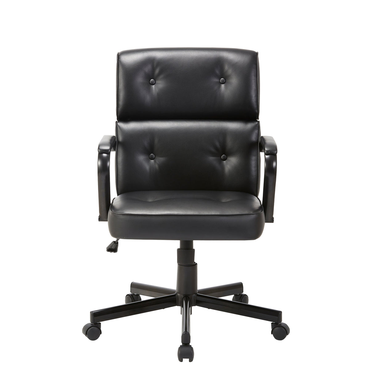 Beverly Ergonomic Home Office Chair - Black PU