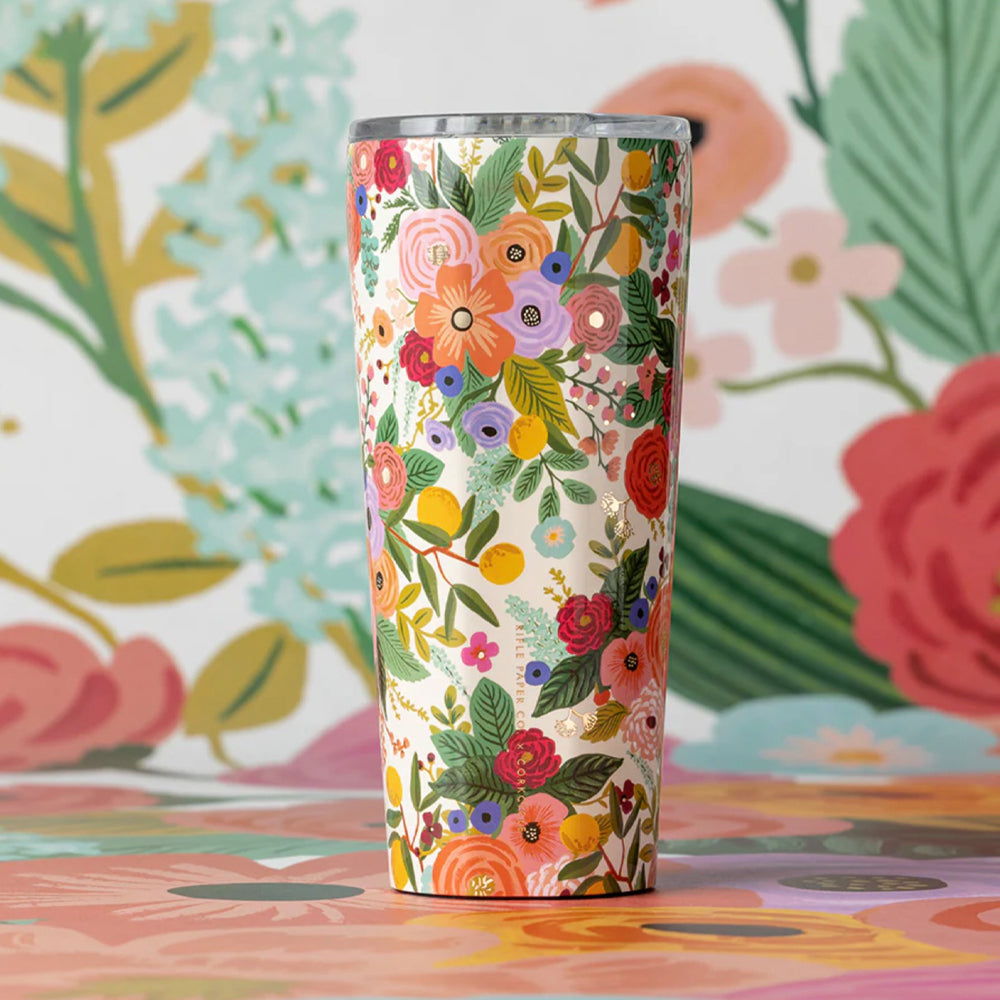 Corkcicle 750ml Tumbler - Garden Party Cream