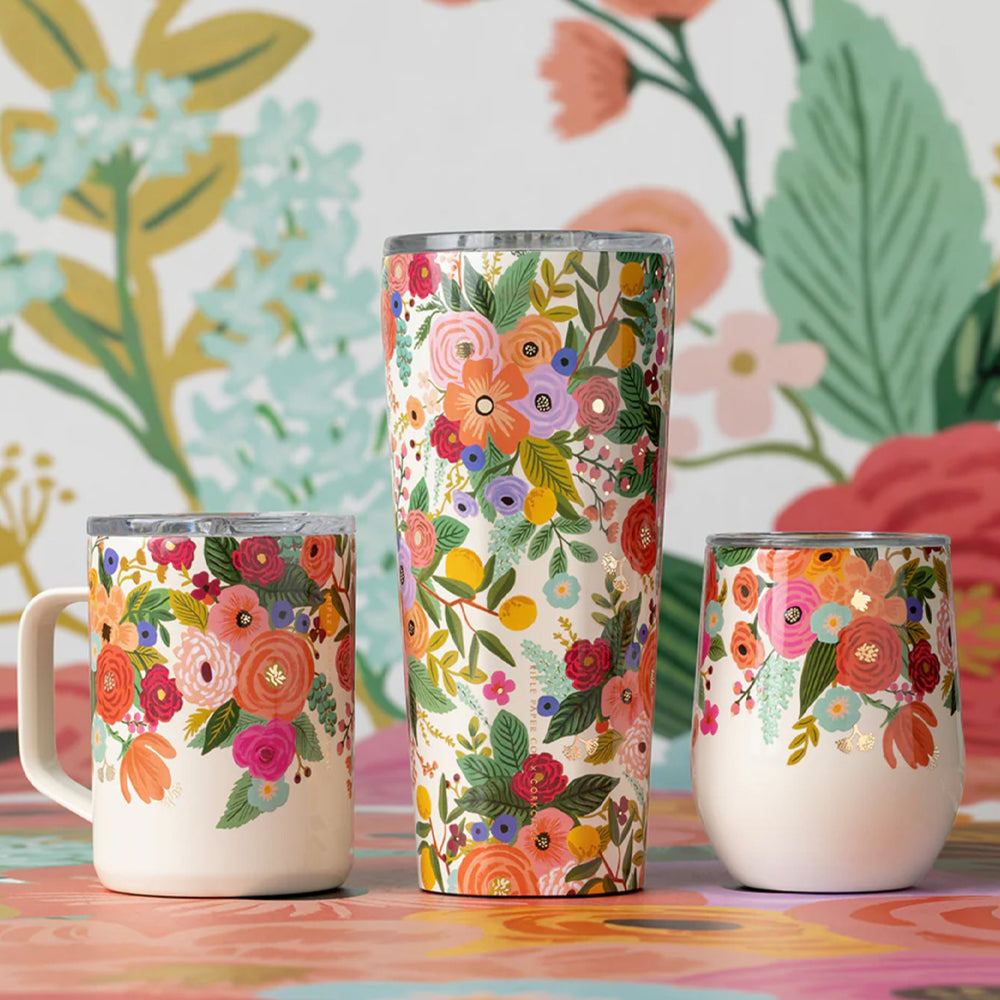 Corkcicle 750ml Tumbler - Garden Party Cream