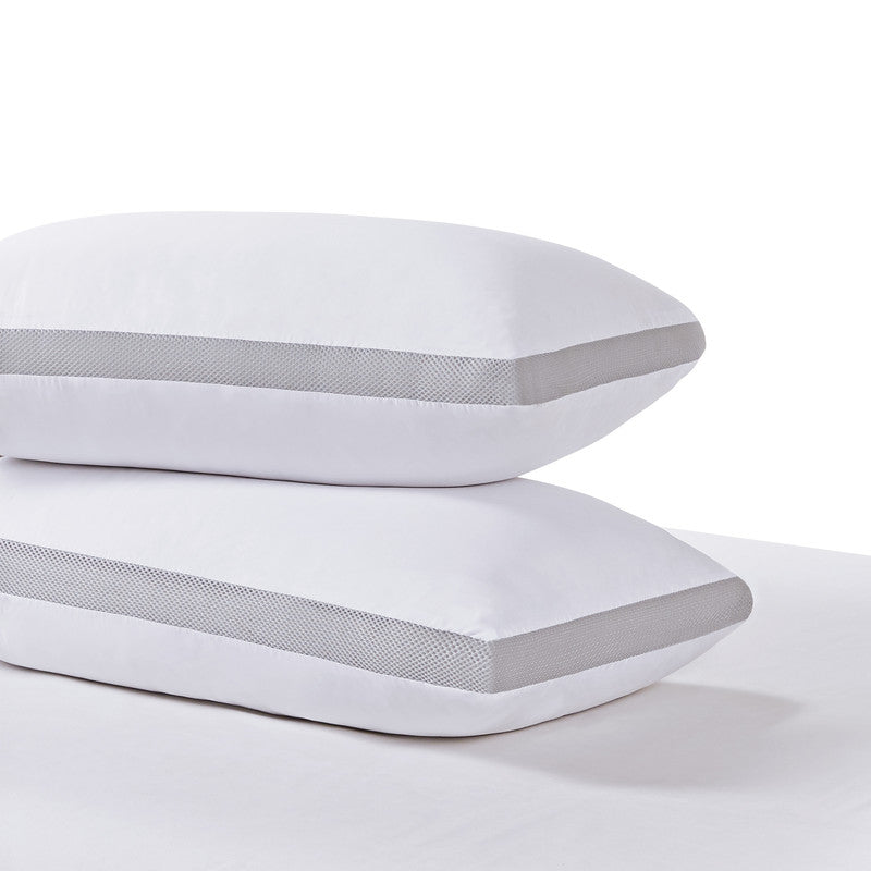 Luxurious Bamboo Cooling Plush Pillows Twin Pack