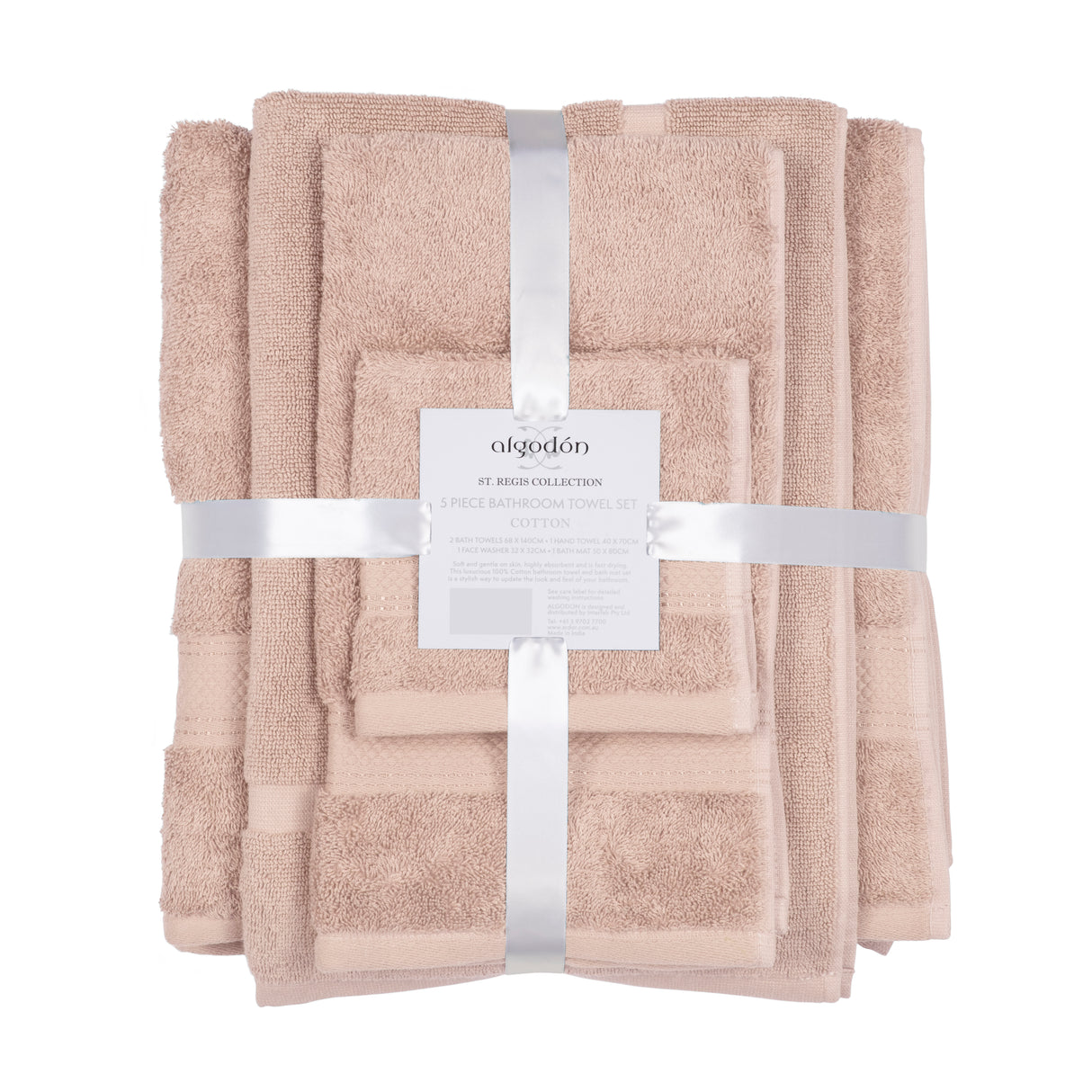 St Regis Collection Towel Pack Luxury Hotel-Quality Soft Cotton Bath and Hand Towels