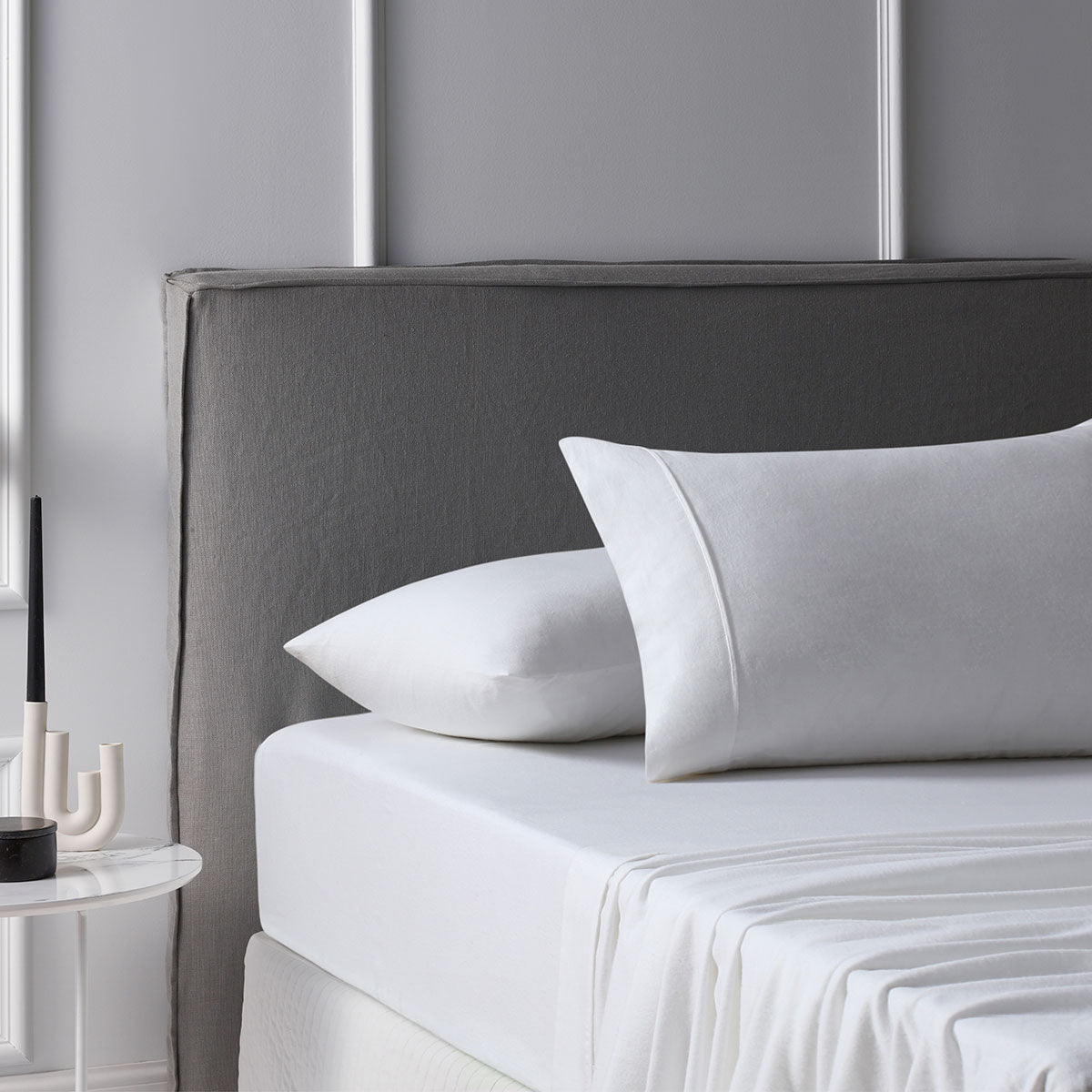 Accessorize Cotton Flannelette Sheet Set Soft Brushed Bedding for Comfortable Sleep