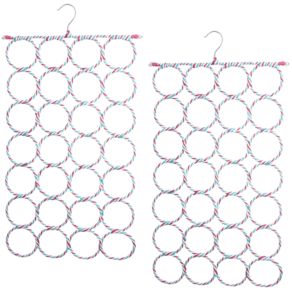 24-Hole Scarf and Accessory Organizer Hanger