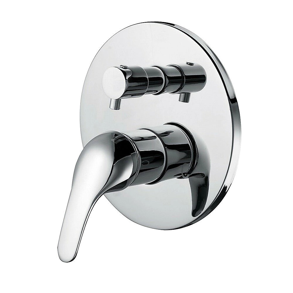 Chrome Bathroom Shower Wall Mixer Diverter w/ WaterMark