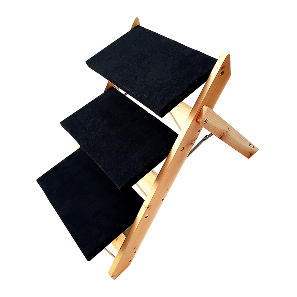 Portable 3-Step Pet Stairs for Easy Access