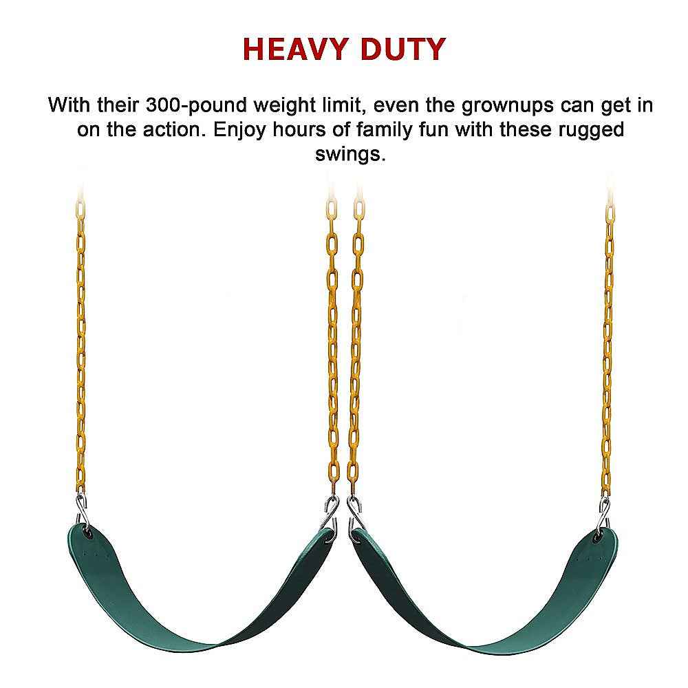 Heavy Duty Playground Swing Set - 2 Pack