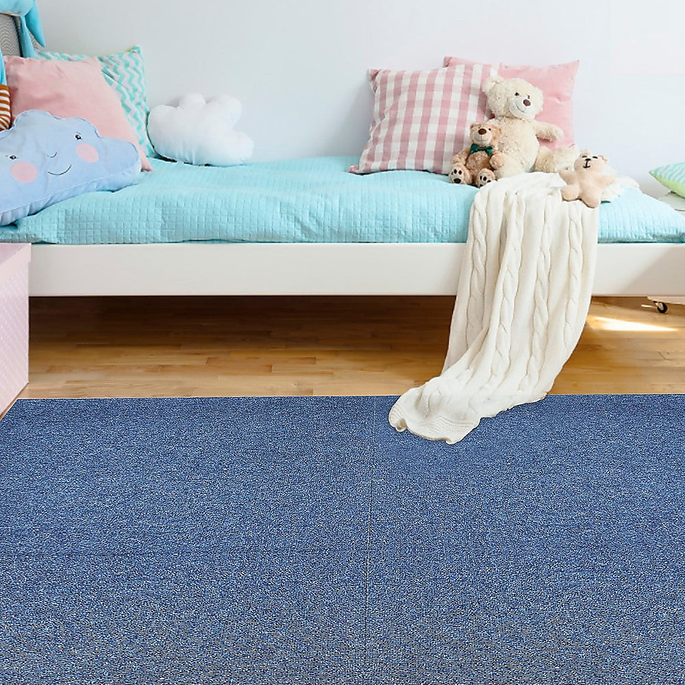 Premium Blue Carpet Tiles for Heavy Use 5m²