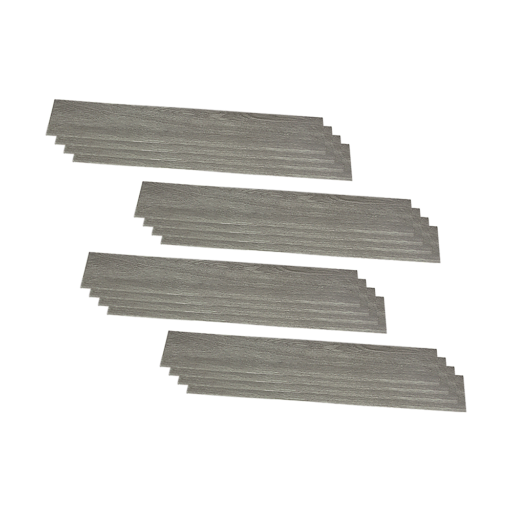 Self-Adhesive Ash Wood Grain Vinyl Tiles