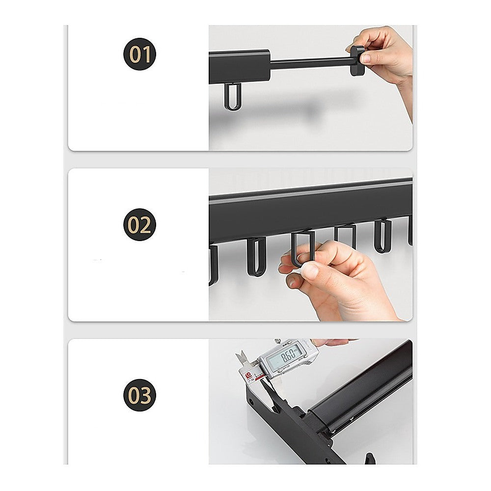 Foldable Wall-Mounted Clothes Drying Rack