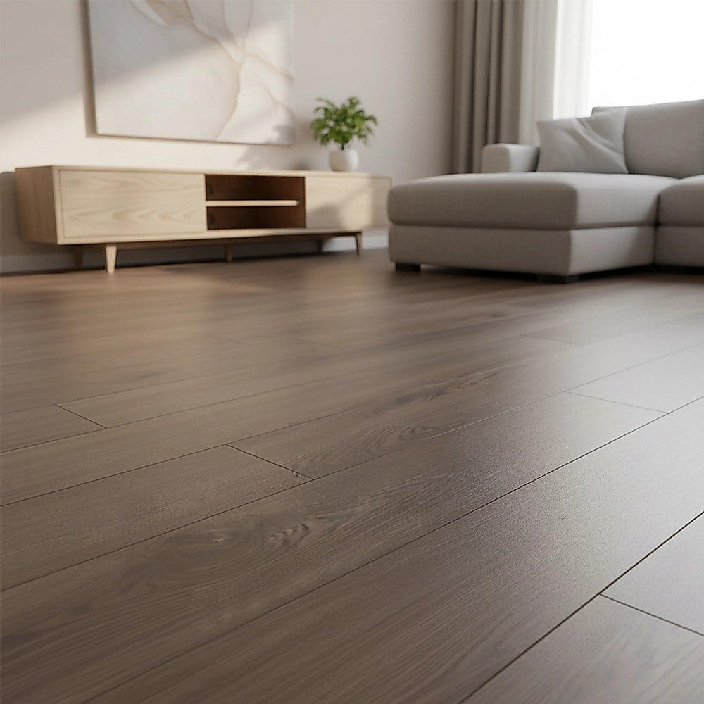 Self-Adhesive Sapele Wood Grain Vinyl Tiles