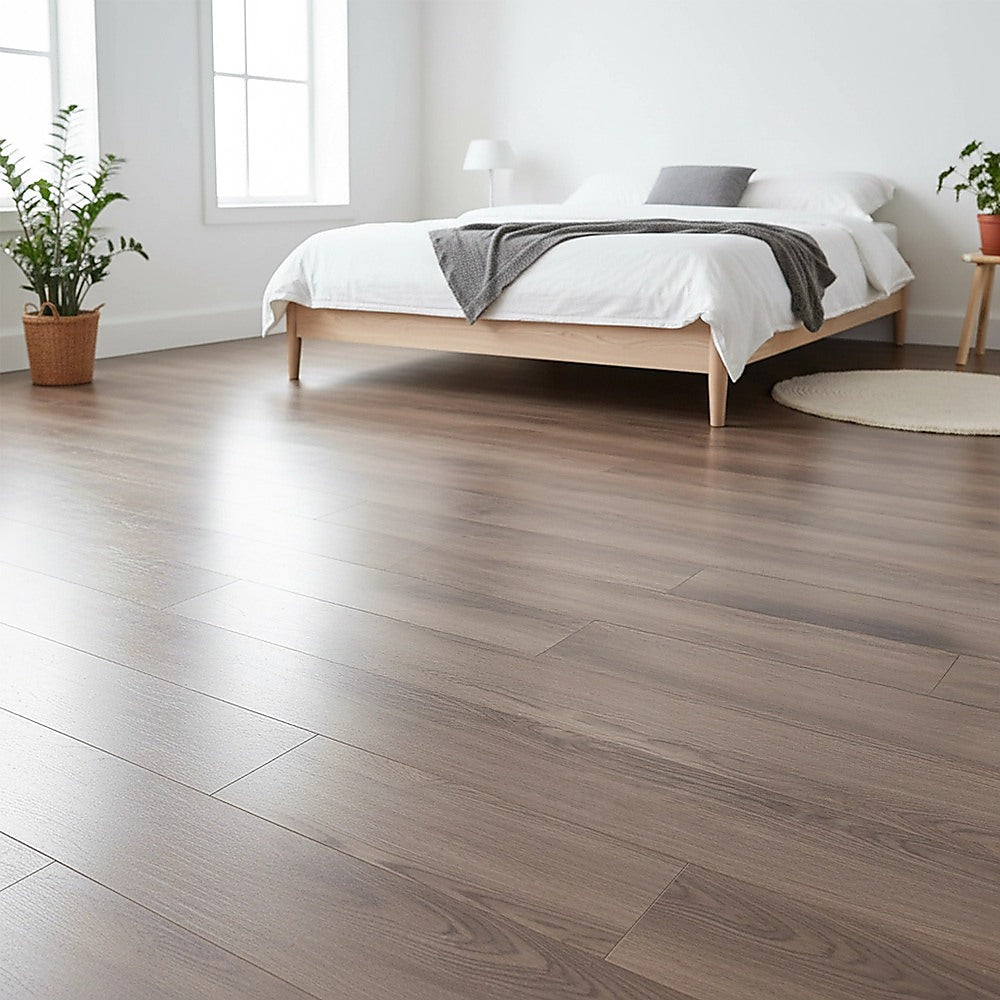 Self-Adhesive Sapele Wood Grain Vinyl Tiles