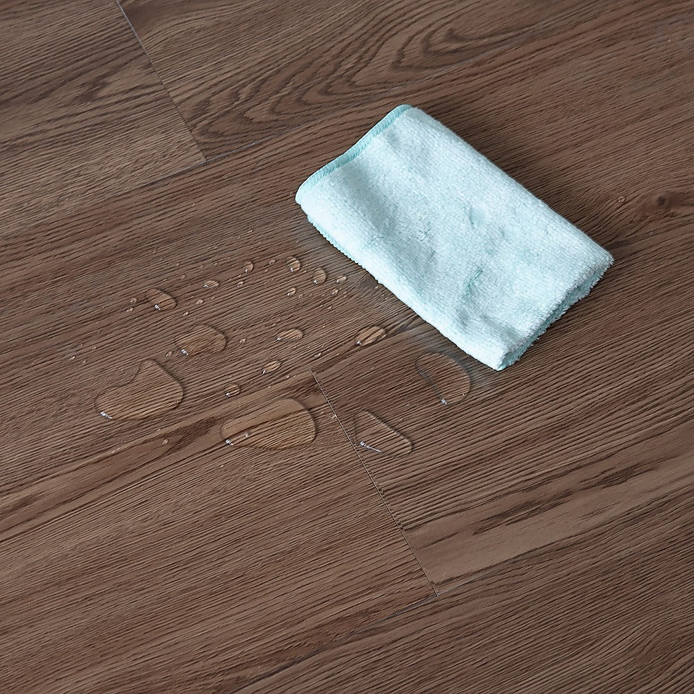 Self-Adhesive Sapele Wood Grain Vinyl Tiles