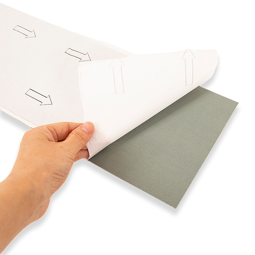 Self-Adhesive Smoked Eucalyptus Vinyl Tiles 16 Pack