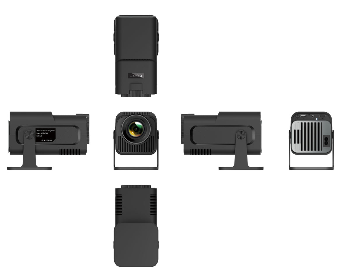 HY320 4K Full HD Video Projector with Wi-Fi 6