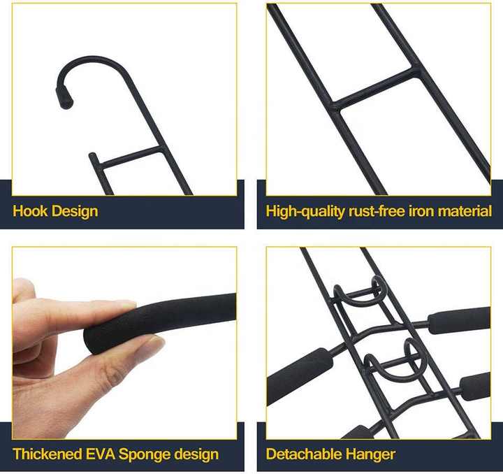 Children's Multi-Layer Foam Hanger Set - 2 PCS