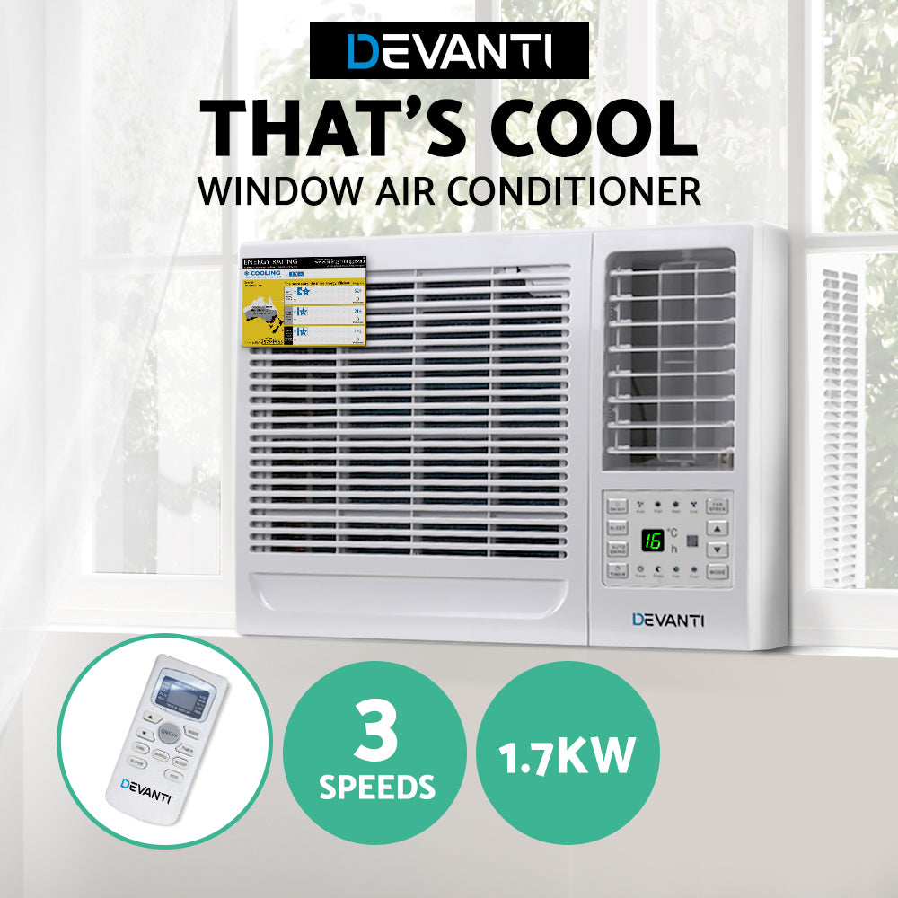 Devanti 1.7kW Window Air Conditioner - Efficient Cooling Solution