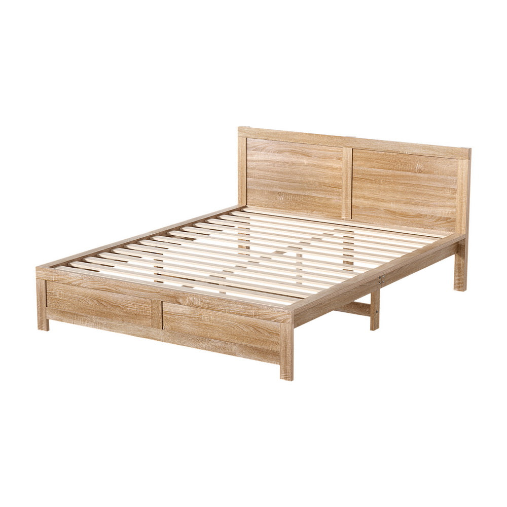 Artiss Acacia Wood Queen Size Bed Frame