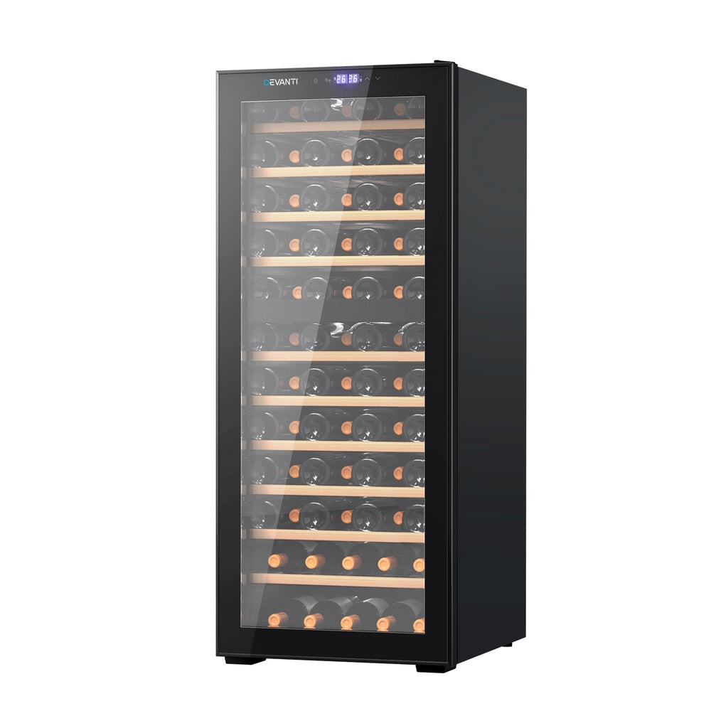Devanti 80-Bottle Dual Zone Wine Cooler