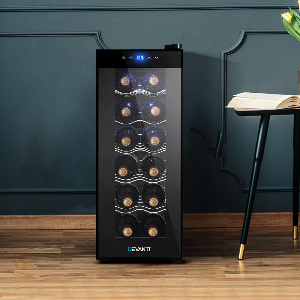 Devanti 12-Bottle Thermoelectric Wine Cooler