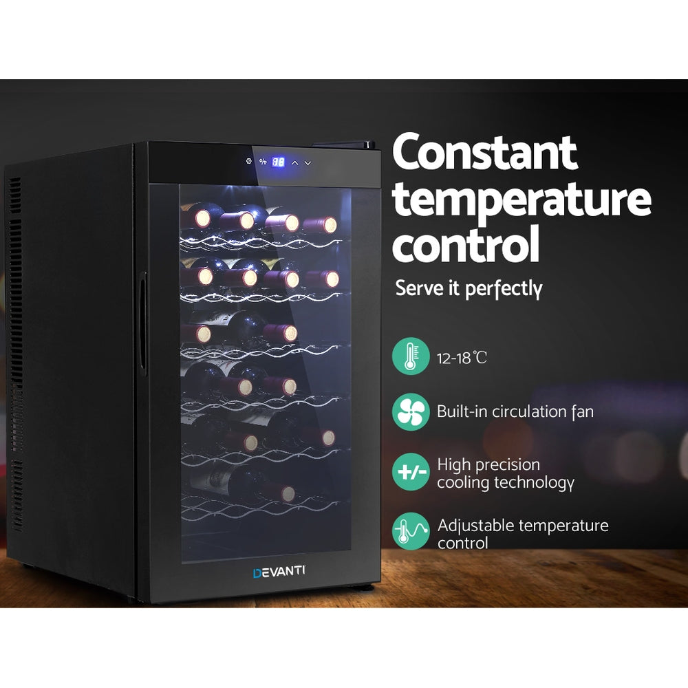 Devanti 28-Bottle Thermoelectric Wine Cooler