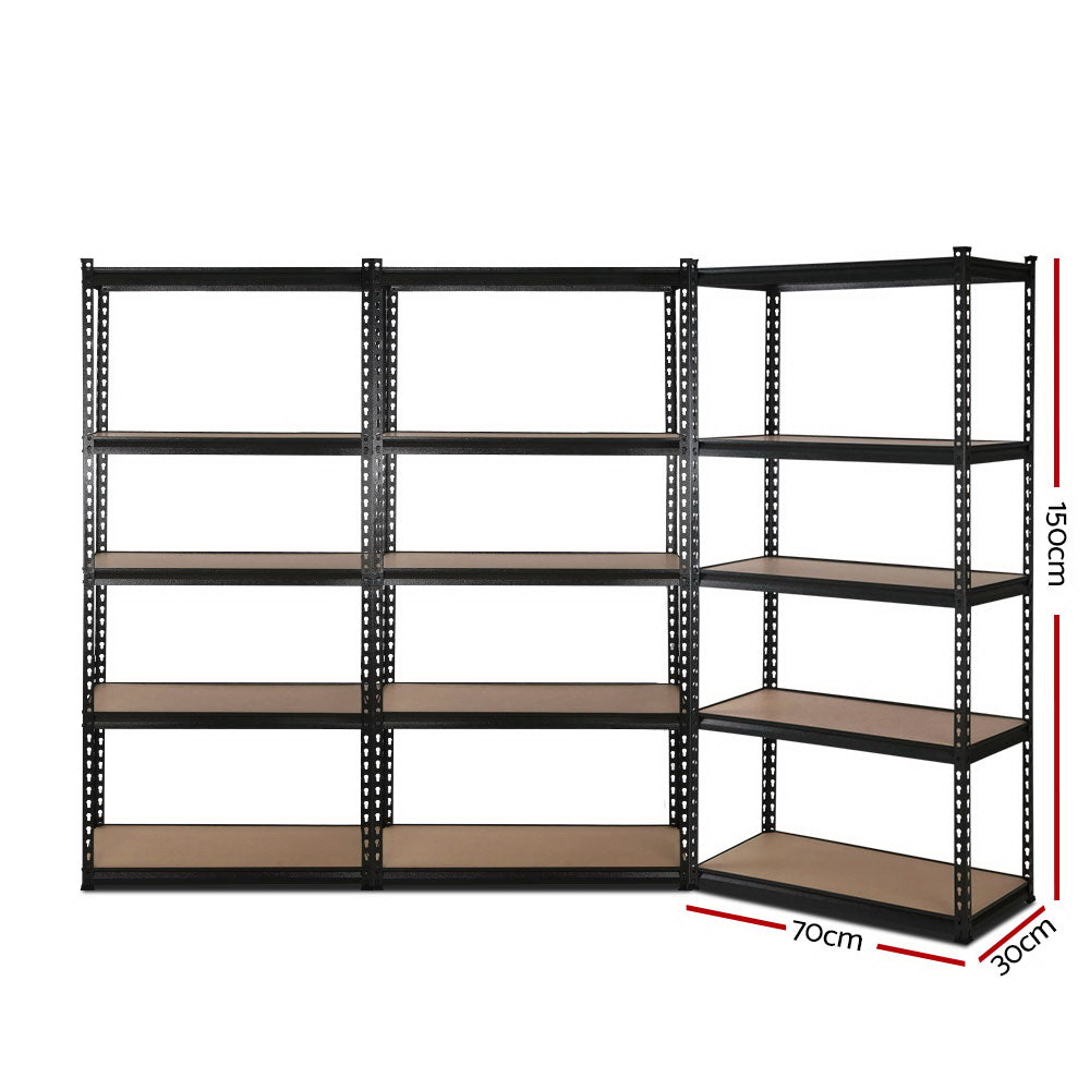 Heavy-Duty Metal Storage Shelf Rack