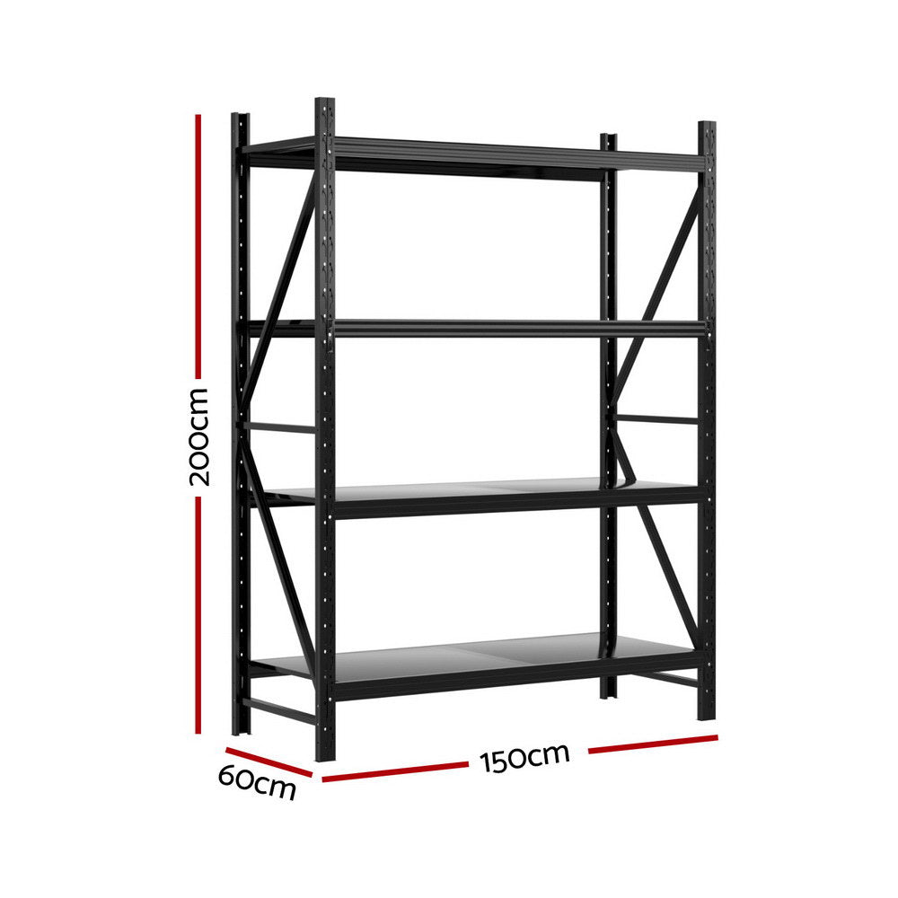 Heavy-Duty 2Mx1.5M Garage Shelving Rack