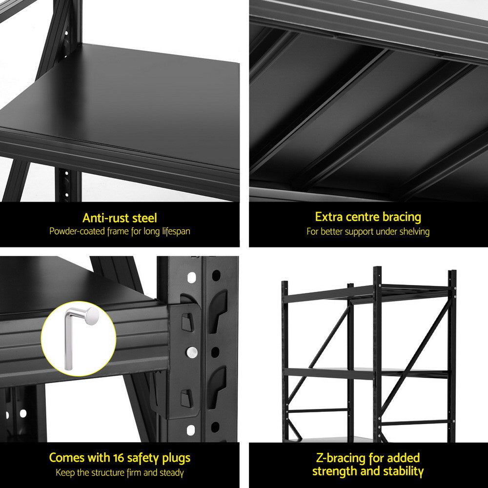 Heavy-Duty 2Mx1.5M Garage Shelving Rack