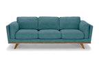 Teal Fabric 3 Seater Sofa Lounge Set