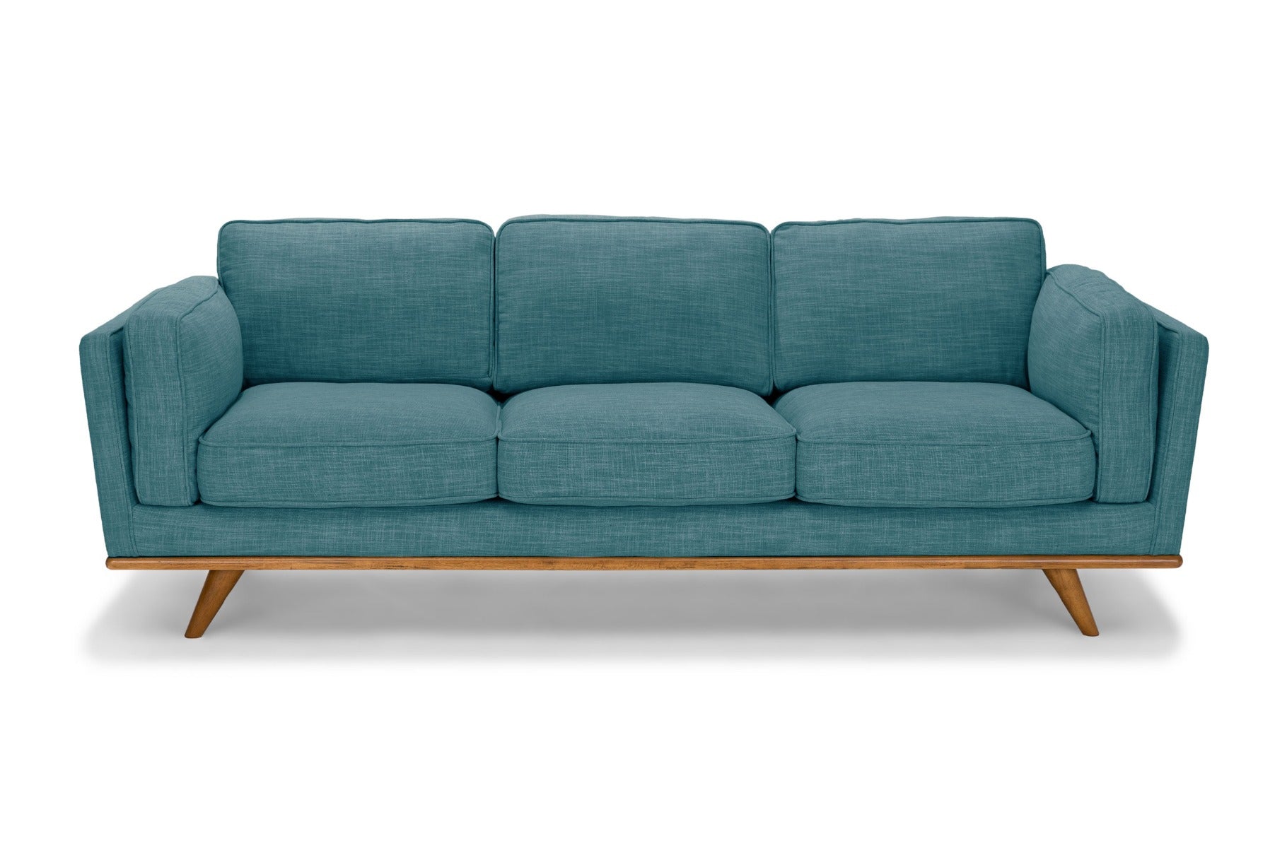 Teal Fabric 3 Seater Sofa Lounge Set