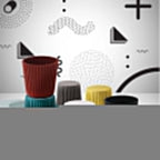 Artiss Cupcake White Plastic Bar Stools